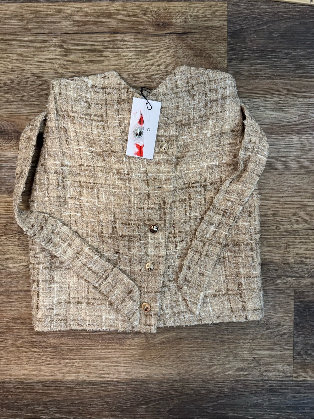 NWT IRO Tomia Short Belted Tweed Skirt Size 34